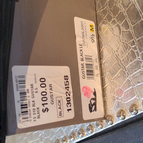 Franco Sarto gladiator sandal, black leather 9.5 New in box - Picture 3 of 4